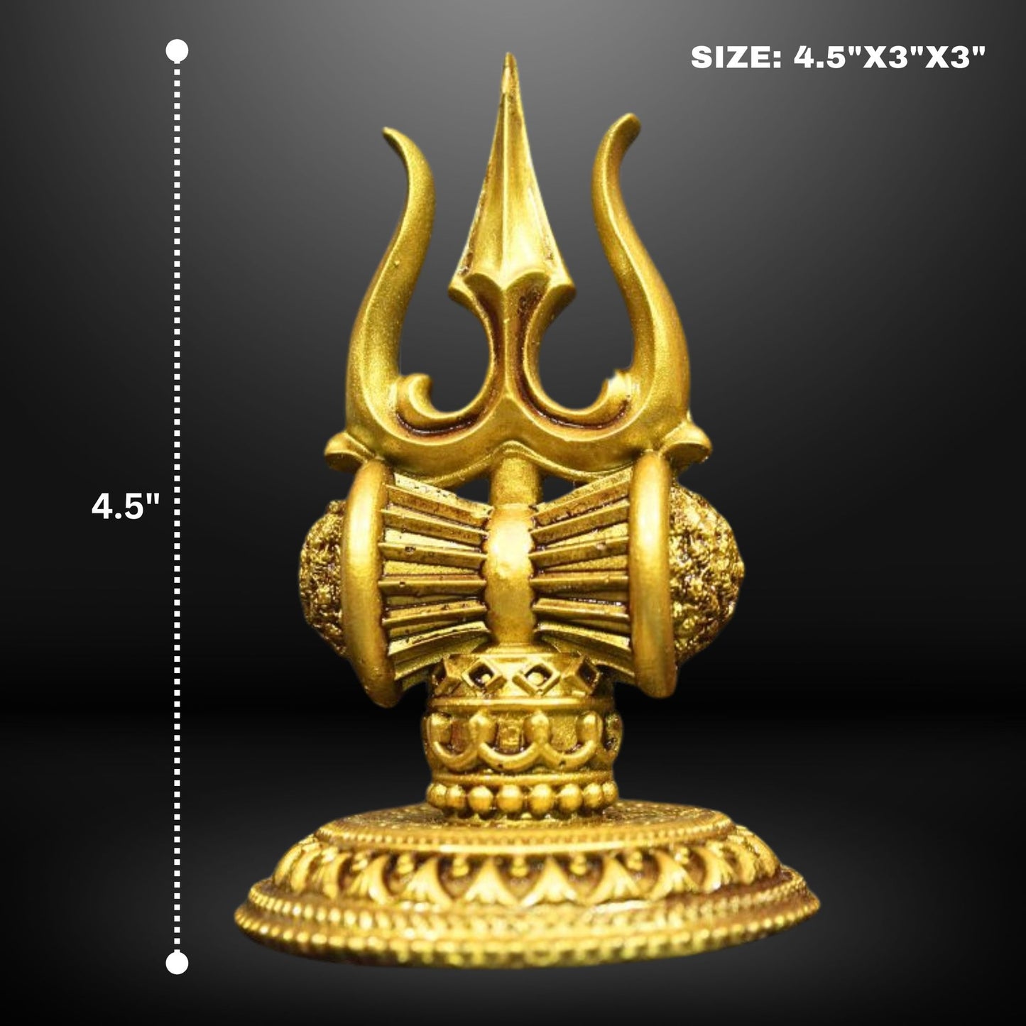 NEEANN Trishul Statue - 4.5 Inch